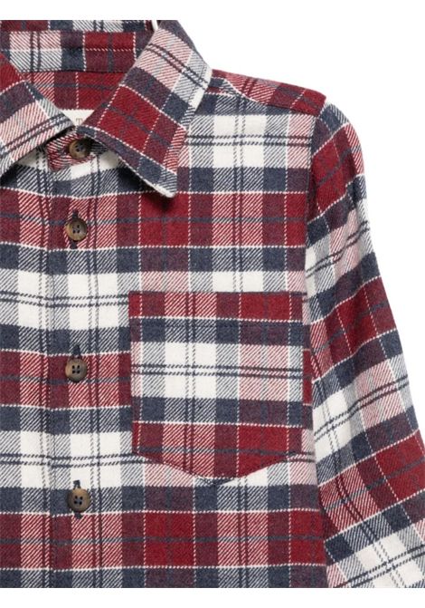 Camicia a quadri ZHOE & TOBIAH KIDS | CDE2MK144 BLU/BURGUNDY